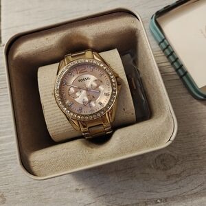 2012 Fossil Rose Gold Watch